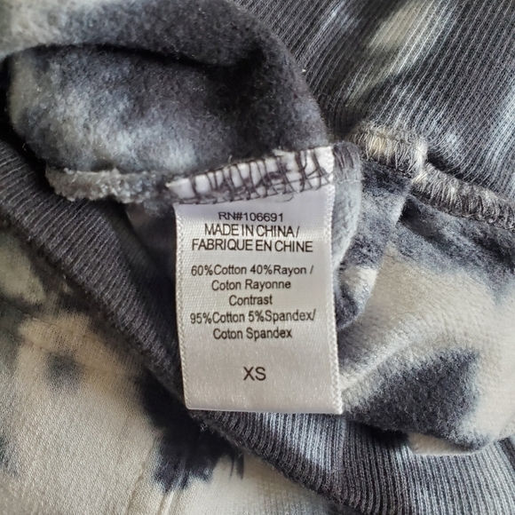 New Young Fabulous & Broke Tie Dye Jogger Sweatpants NWT Size XS - Picture 8 of 9